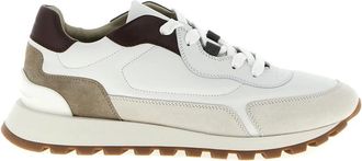 Brunello Cucinelli Schoenen, Dames, Veelkleurig, 40 EU, Katoen, Runners met Monili