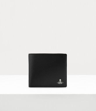 Vivienne Westwood Wallet With Coin Pocket Faux Leather Black One Size Men