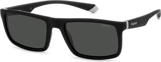 Polaroid PLD 2134/S 08A/M9 Mens Sunglasses Black Size 56