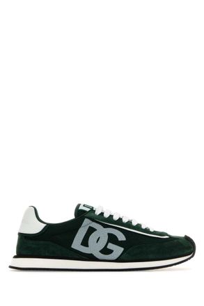 Dolce & Gabbana Bottle Green Logo Sneakers
