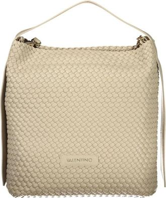 Valentino Elegante Polyurethaan Handtas - Dames - Handtassen - Beige - ONE Size - Tassen