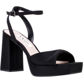 Nina Stacie Sandal in Black at Nordstrom, Size 7.5