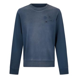 Diesel Sweatshirt - Heren - Sweatshirts & Hoodies - Blauw - Maat: S Katoen
