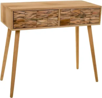 Wanderlust Deco Wanderlust Deco - Recibidor De Madera Marr&oacute;n 87x43x79