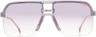 Carrera Grey Shaded Gold Mirror Navigator Mens Sunglasses CARRERA 1066/S 0KB7/FQ 63