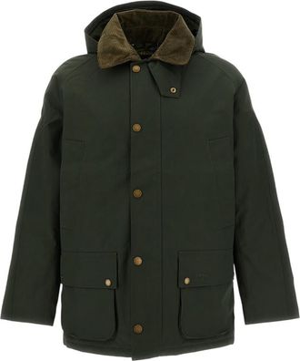 Barbour Olive Solid Hood Jacket