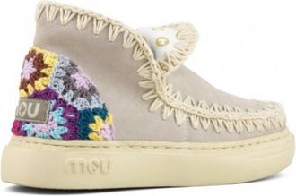Mou Womens Bold Eskimo Sneakers In Chalk