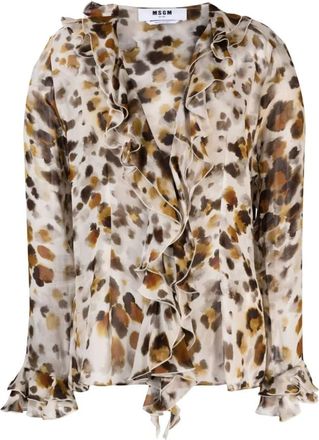 Msgm Blouses - Dames - Blouses - Veelkleurig - M - Overhemden