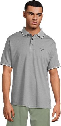 Barbour Heydon Performance Polo Mens Short Sleeve Knit Navy : MD, Cotton/Polyester