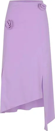 Coperni Flower Skirt - Dames - Midirokken - Paars - S - Rokken