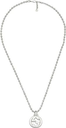 Gucci Interlocking Hanger Ketting - Dames - Kettingen - Grijs - ONE Size - Accessoires