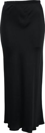 Anine Bing Maxi Skirt in Black Silk