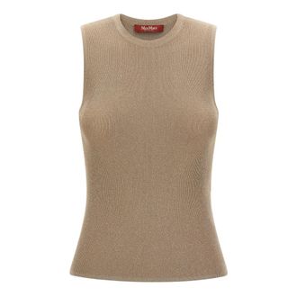 Max Mara Tops - Dames - Tops zonder mouwen - Beige - L - Tops