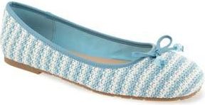 Kenneth Cole Reaction Elstree Ballet Flat in Steel Blue Stripe at Nordstrom Rack, Size 6.5