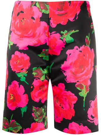 Richard Quinn floral print bermuda shorts - Pink