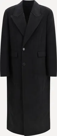 S&eacute;fr Long wool and cashmere Coat Male S