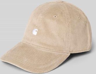 Carhartt Work in Progress Basecap mit Label-Stitching in Beige, Gr&ouml;&szlig;e 1