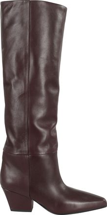 PARIS TEXAS Ebony Jane 60 Pointed High Shaft Leather Boots