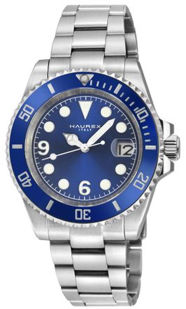 Haurex 4A512UBB Mens Barracuda Automatic Watch - Blue - One Size