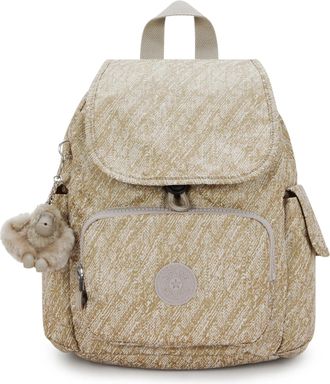 Kipling City Pack Mini Metallic Backpack