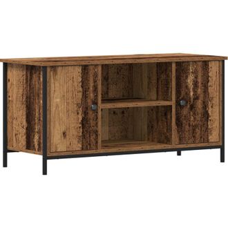 vidaXL Vidaxl - tv Cabinet Old Wood 100x40x50 cm Engineered Wood and Steel