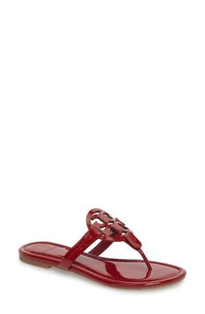 Tory Burch Miller Thong Sandal in Dark Redstone at Nordstrom, Size 7