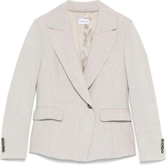 Marella Sand Blazer - Dames - Blazers - Beige - L - Polyester - Jassen