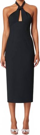 Elliatt Victoria Midi Dress In Black