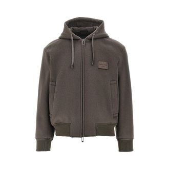 Emporio Armani Virgin wool cloth blouson Man 48