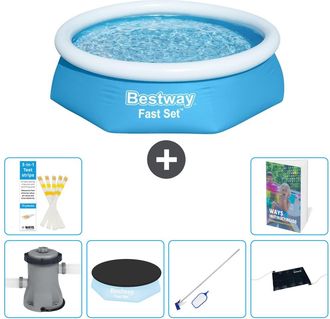 Bestway Piscina Bestway Fast Set Redonda - 244x61 Cm - 7-piezas S241