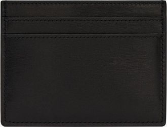 Saint Laurent Mens Card Holder Leather Black Wallets & Cardholders