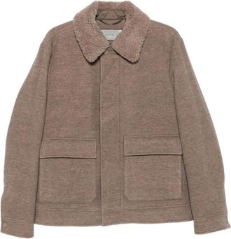 Canali Faux Fur Shearling Jassen - Heren - Zomerjassen - Bruin - 2XL - Jassen