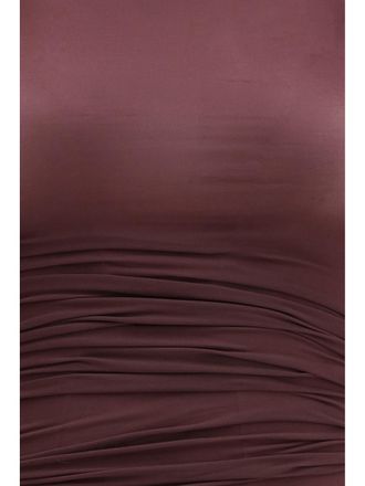 Wolford Asymmetric Polyamide Midi Dress - Purple