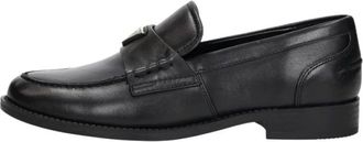 Guess Schoenen, Dames, Zwart, 38 EU, Leer, Beliso Mocassins & Loafers
