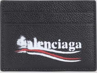 Balenciaga Cash Leather Card Holder