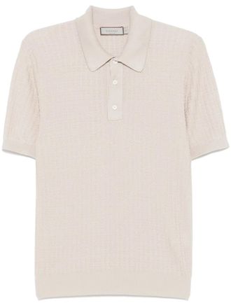 Canali knitted polo shirt - men - Cotton/Modal - 52 - Neutrals