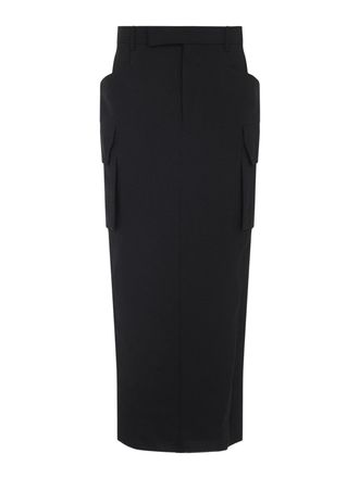 Rick Owens Firbanks Midi Skirt