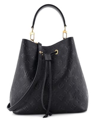 Louis Vuitton NeoNoe Handbag Monogram Empreinte Leather MM bucket bag - Black