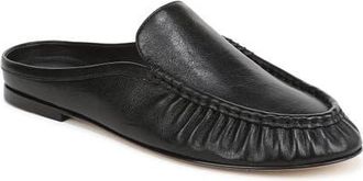 Vince Tevin Ruched Apron Toe Mule in Black at Nordstrom, Size 7.5