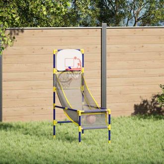 vidaXL Vidaxl - Juego De Baloncesto Arcade Con Pelota Y Bomba 45x86x127 Cm