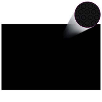 vidaXL Furniture Limited - Cubierta De Piscina Rectangular Pe Negro