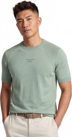 HUGO BOSS BOSS Green T-shirt groen Porsche lijn normale fit