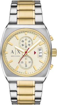A|X Armani Exchange Mens Oliver Cream Dial Watch