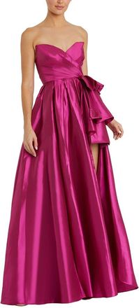 Mac Duggal Strapless Taffeta Gown