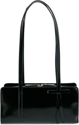Sandy Liang Recital Patent Leather Shoulder Bag in Black at Nordstrom