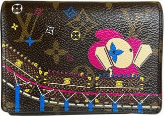 Louis Vuitton Pre-owned Wallets, female, Brown, Size: ONE SIZE Pre-owned Canvas wallets