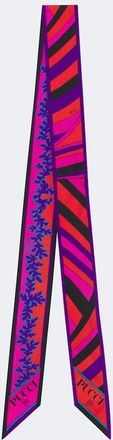 Pucci Pa&ntilde;uelo Selva and Iride de sarga de seda