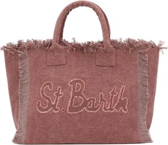 MC2 Saint Barth Tote Bags, female, Pink, Size: ONE SIZE Vanity Tote Bag