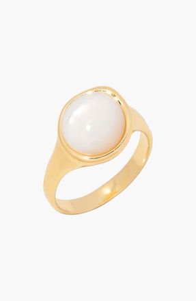 Brook & York Anna Freshwater Pearl Ring in Gold at Nordstrom, Size 7