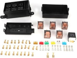 OEM Caja De Rel&eacute;s Para Autom&oacute;vil De 6 V&iacute;as Con Rel&eacute;s De 12 V 4p 40 A Y 5 Rel&eacute;s De 100 A Para Aplicaciones Automotrices Y Marinas, Dise&ntilde;o De Carcasa Transp